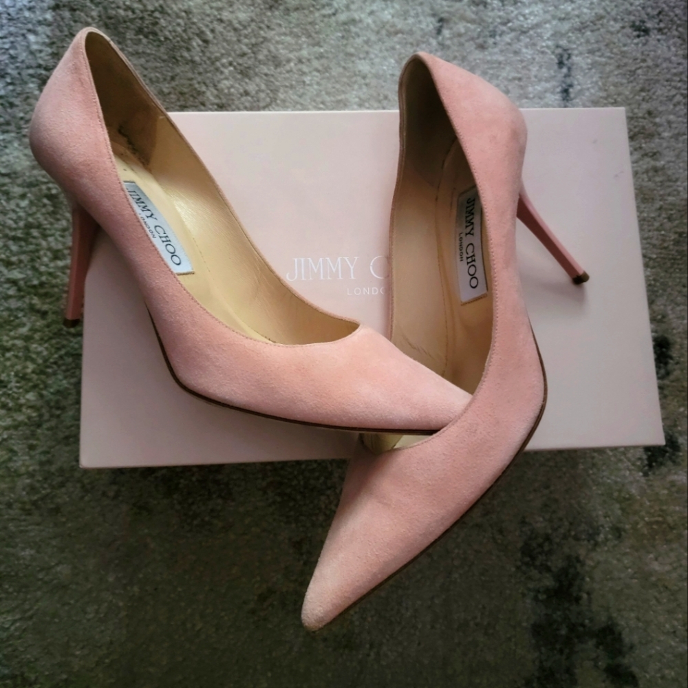 Pale pink Jimmy Choo heels